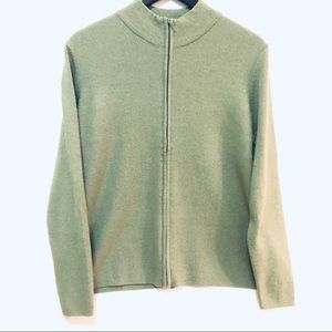 Linden Hall Women’s Celadon Cardigan Sweater SZ XL